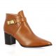 Brenda zaro Boots cuir cognac