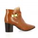 Brenda zaro Boots cuir cognac