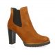 Pao Boots cuir velours cognac