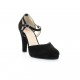 Vidi studio Escarpins cuir velours noir