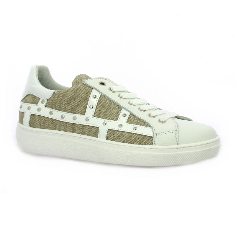 Reqins chaussures baskets toile naturel