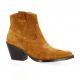 Exit Boots cuir velours cognac