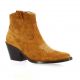 Exit Boots cuir velours cognac