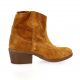 Exit Boots cuir velours cognac