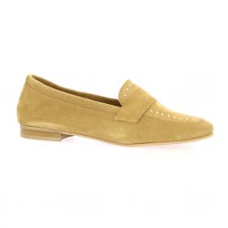 So send Mocassins cuir velours camel