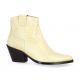 Exit Boots cuir serpent beige