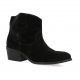 Exit Boots cuir velours noir