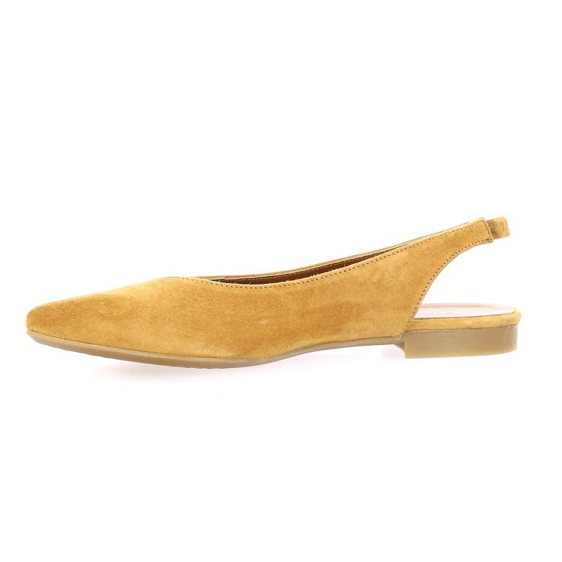 ballerine cuir camel