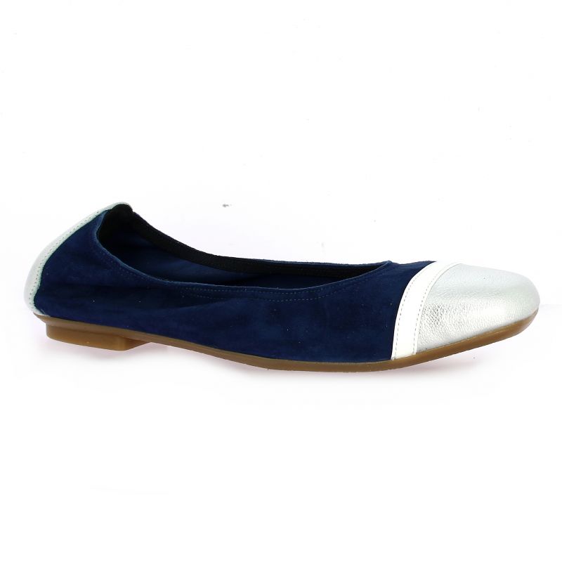 ballerines reqins bleu marine