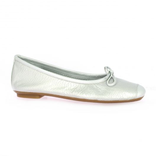 Reqins Ballerines cuir vernis gris