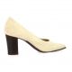 Vidi studio Escarpins cuir velours beige