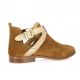 We do Boots cuir velours cognac