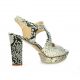 Benoite c Nu pieds python gris