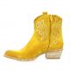 Paoyama Boots cuir velours ocre