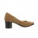 Vidi studio Escarpins cuir velours camel