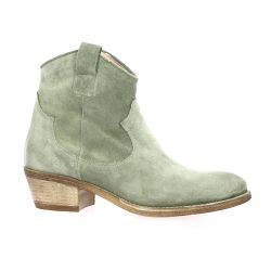 Pao Boots cuir velours gris