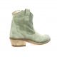 Pao Boots cuir velours gris