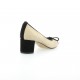 Elizabeth stuart Escarpins cuir velours noir/sable