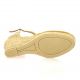 Pao Espadrille cuir velours whisky