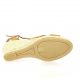 Pao Espadrille cuir velours whisky