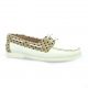 Latina Mocassins cuir blanc