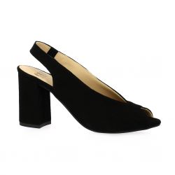 Cor by andy Nu pieds cuir velours noir