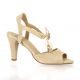 Cor by andy Nu pieds cuir velours nude