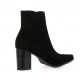 Vidi studio Boots cuir velours noir