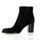 Spazio 08 Boots cuir velours noir