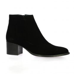 Vidi studio Boots cuir velours noir