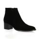 Vidi studio Boots cuir velours noir