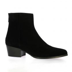 Ngy Boots cuir velours noir