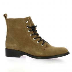Impact Boots cuir velours kaki