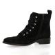 Impact Boots cuir velours noir