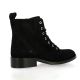 Impact Boots cuir velours noir