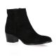 Pao Boots cuir velours noir