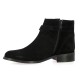 Impact Boots cuir velours noir