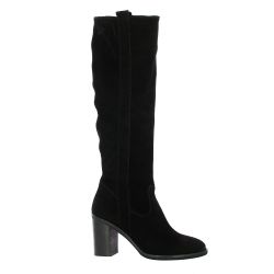 Pao Bottes cuir velours noir