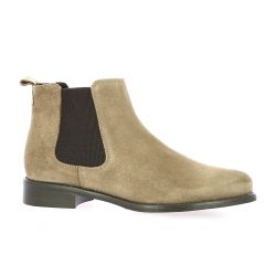 We do Boots cuir velours taupe