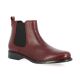 We do Boots cuir serpent bordeaux