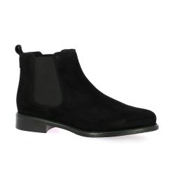 We do Boots cuir velours noir