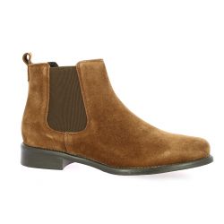 We do Boots cuir velours cognac