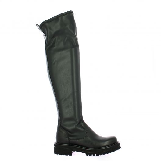 Pao Bottes cuir noir