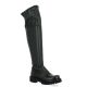 Pao Bottes cuir noir