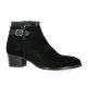 So send Boots cuir velours noir