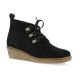 So send Boots cuir velours noir