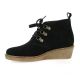 So send Boots cuir velours noir