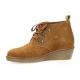 So send Boots cuir velours cognac