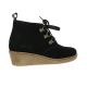 So send Boots cuir velours noir