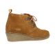 So send Boots cuir velours cognac